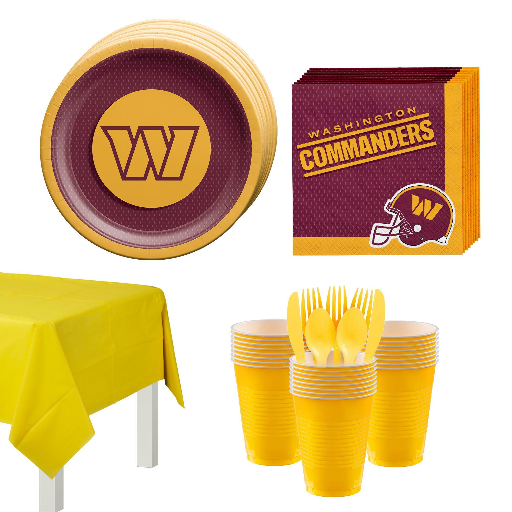 Washington Commanders Party Supplies Pack